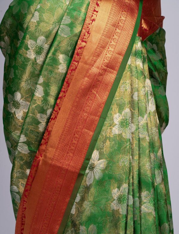 multi jari pure kanchipuram silk saree